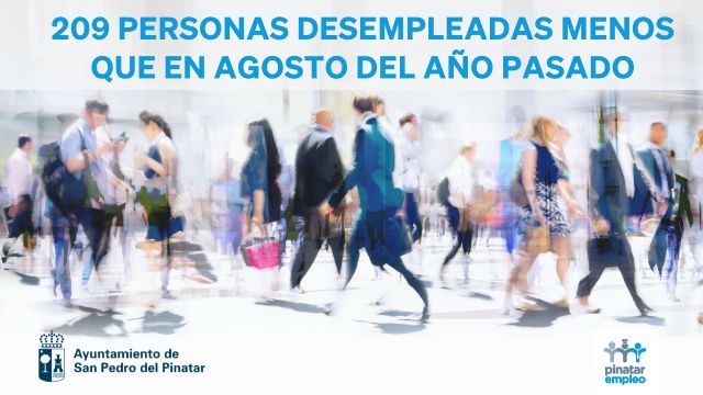 San Pedro del Pinatar registró en agosto 209 desempleados menos que en el mismo mes de 2022 - 1, Foto 1