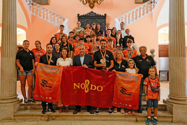 Recepción en el Ayuntamiento de Sevilla al Club Voley Palestra tras su victoria en el campeonato de España 2024 - 4, Foto 4