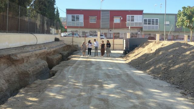 Los alumnos del colegio Virgen de la Fuensanta contarán con una cubierta para hacer deporte protegidos del sol Los alumnos del colegio Virgen de la Fuensanta contarán con una cubierta para hacer deporte protegidos del sol
