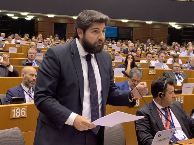 López Miras defiende en Bruselas que la Región de Murcia necesita la ayuda de aquellos con los que compartimos el proyecto común de Europa - 1, Foto 1