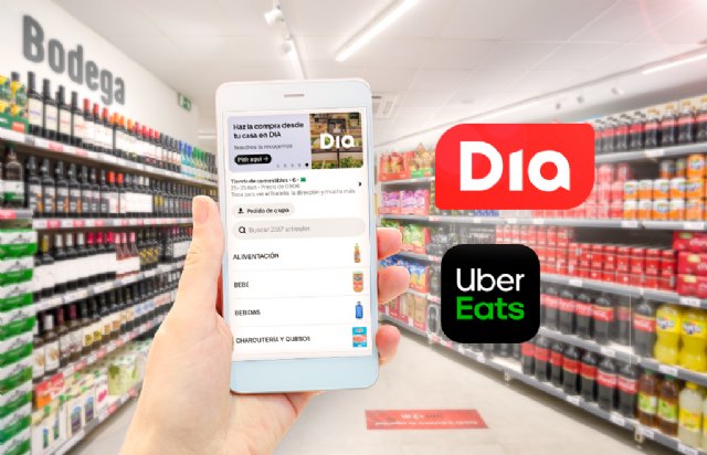 DIA se alía con Uber Eats para ampliar su servicio de venta online y entrega a domicilio en menos de una hora - 1, Foto 1