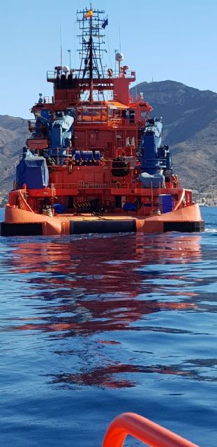 Desarrollado con éxito un simulacro de lucha contra la contaminación marina accidental en la mar y en la playa de La Azohía - 1, Foto 1