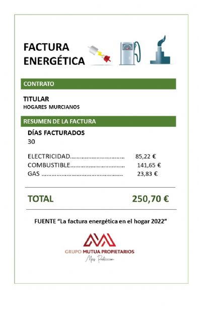 Los murcianos destinan un 13% de sus ingresos a gastos energéticos - 1, Foto 1