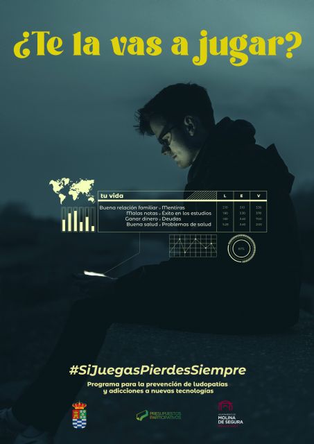 El Ayuntamiento de Molina de Segura pone en marcha una campaña informativa para prevenir las ludopatías y la adicción a nuevas tecnologías - 1, Foto 1