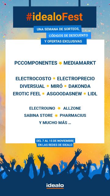 Idealo lanza el #idealoFest, una semana llena de sorteos y descuentos para impulsar el e-commerce español - 1, Foto 1