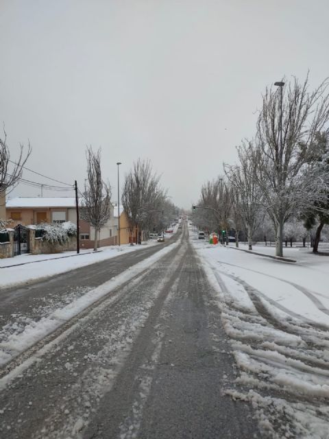 El temporal 'Filomena' regala dos días de nieve en Bullas - 1, Foto 1