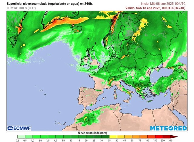 Qué tiene de cierto la nevada histórica prevista para la próxima semana en España - 1, Foto 1