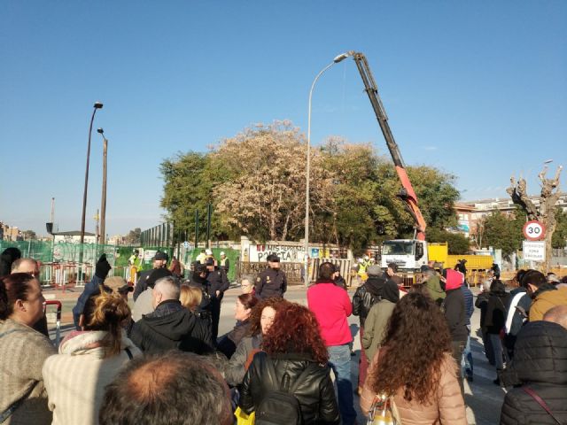 Cambiemos Murcia exige la paralización inmediata de las obras de la pasarela en Santiago el Mayor - 1, Foto 1