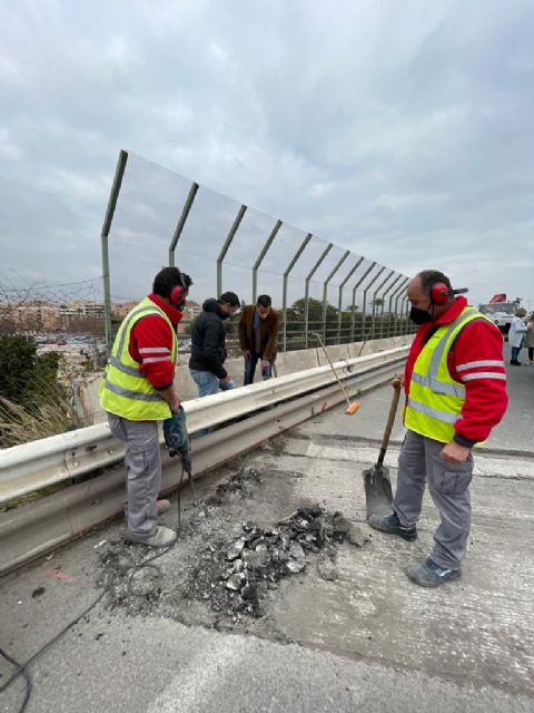 El puente de Ronda Sur va a ser más seguro y estable gracias a la mejora de la pavimentación en 44 metros - 4, Foto 4
