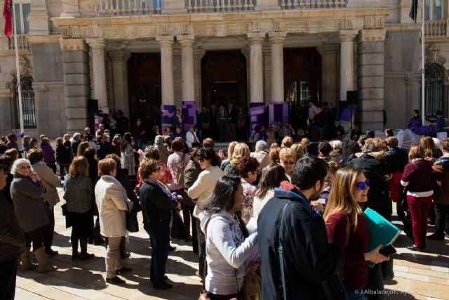 Las mujeres visten de lila Cartagena en defensa de sus derechos - 5, Foto 5