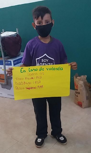 Las ´Agentes Lila´: escolares se convierten en aliadas contra la violencia de género en Paraguay este 8 de marzo - 2, Foto 2