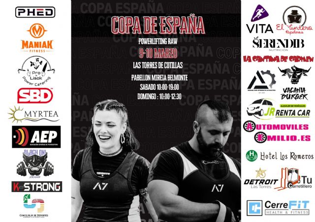 La Copa de España de powerlifting raw aterriza en Las Torres de Cotillas - 1, Foto 1