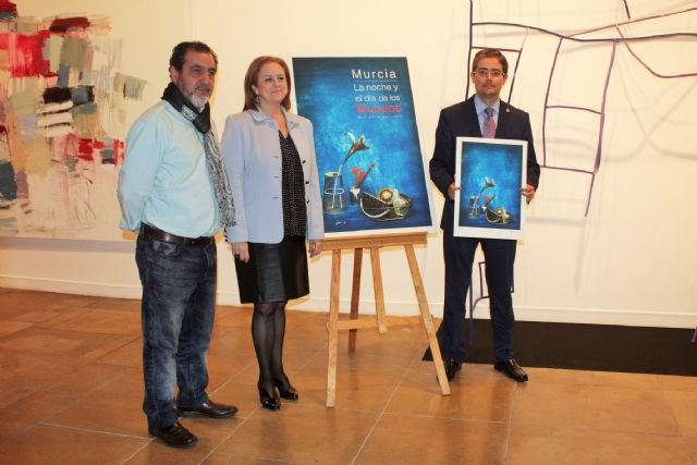 Cultura presenta el primer cartel de La Noche y el Día de los Museos de Murcia, obra de Ángel Haro - 1, Foto 1