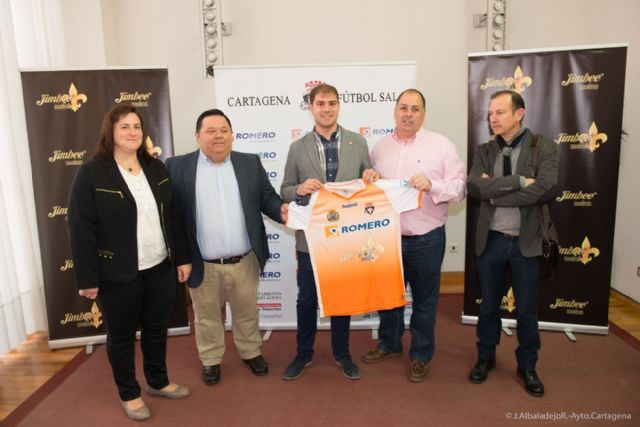 Jimbo Fresh, nuevo patrocinador del equipo de Fútbol Sala Plásticos Romero Cartagena - 1, Foto 1