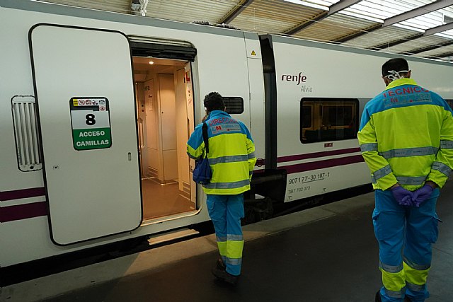 Ya se dispone de los trenes medicalizados para trasladar enfermos de COVID 19 entre comunidades si fuera necesario - 2, Foto 2