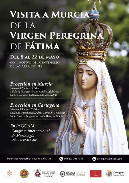 La Virgen Peregrina de Fátima llega a la UCAM para el Congreso Internacional de Mariología - 3, Foto 3