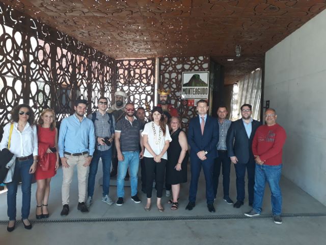 El Centro de Visitantes de Monteagudo recibe a periodistas genoveses que están estos días en el municipio - 1, Foto 1