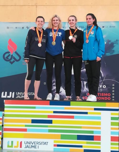 Medalla de oro para una alumna de la UPCT en el Campeonato de España Universitario de Taekwondo - 2, Foto 2