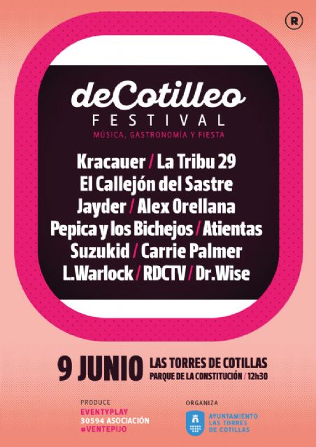 El 'DeCotilleo Festival' ofrecerá una fiesta para todos en Las Torres de Cotillas - 2, Foto 2