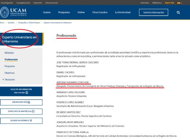 Ahora Murcia urge a Navarro Corchón a suspender las actividades de la UCAM sin licencia - 1, Foto 1