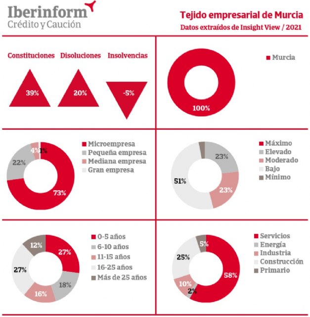 El 23% de las empresas murcianas está en riesgo máximo o elevado de impago - 1, Foto 1