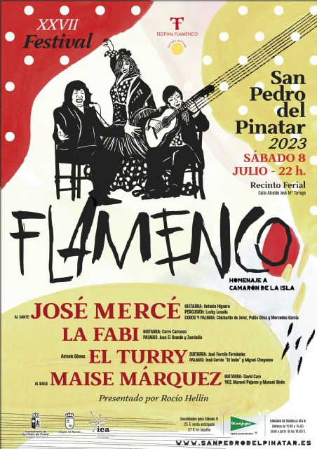 José Mercé, La Fabi, El Turry y Maisé Márquez se suben a las tablas en el XXVII Festival Flamenco de San Pedro del Pinatar - 1, Foto 1