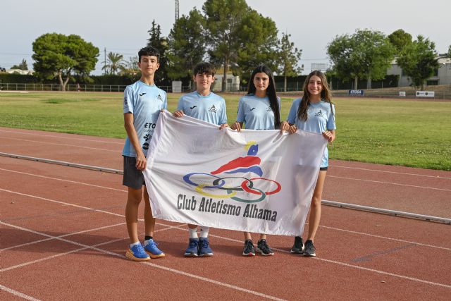 Cuatro atletas del Club Atletismo Alhama presentes en el 