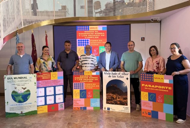 Mula presenta la campaña “Donde el comercio suena y los deseos se cumplen” para dinamizar las calles comerciales durante el mes de junio Mula presenta la campaña “Donde el comercio suena y los deseos se cumplen” para dinamizar las calles comerciales durante el mes de junio