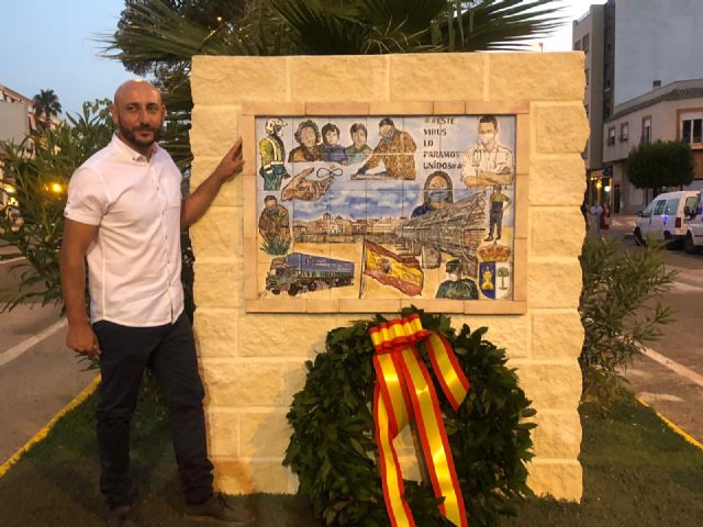 Puerto Lumbreras inaugura el primer mural en reconocimiento a la lucha de toda la sociedad contra el COVID-19 - 1, Foto 1