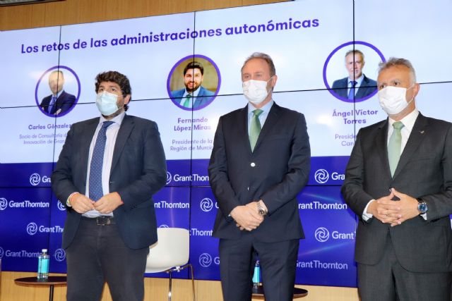 López Miras pide al Gobierno central un órgano efectivo de participación colectiva que coordine a las comunidades en la gestión de los fondos europeos - 1, Foto 1