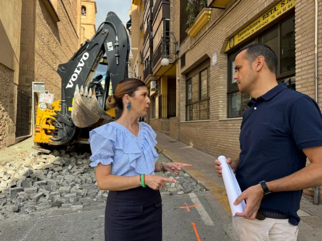 El Ayuntamiento inicia las obras para mejorar la accesibilidad y el tráfico en la calle Cuesta de San Francisco de Lorca - 1, Foto 1