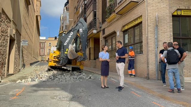 El Ayuntamiento inicia las obras para mejorar la accesibilidad y el tráfico en la calle Cuesta de San Francisco de Lorca - 2, Foto 2