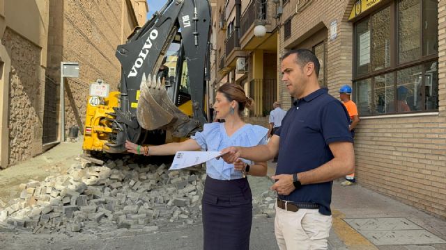 El Ayuntamiento inicia las obras para mejorar la accesibilidad y el tráfico en la calle Cuesta de San Francisco de Lorca - 4, Foto 4