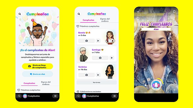 Snapchat lanza una nueva herramienta para recordar y celebrar los cumpleaños de tus amigos - 1, Foto 1