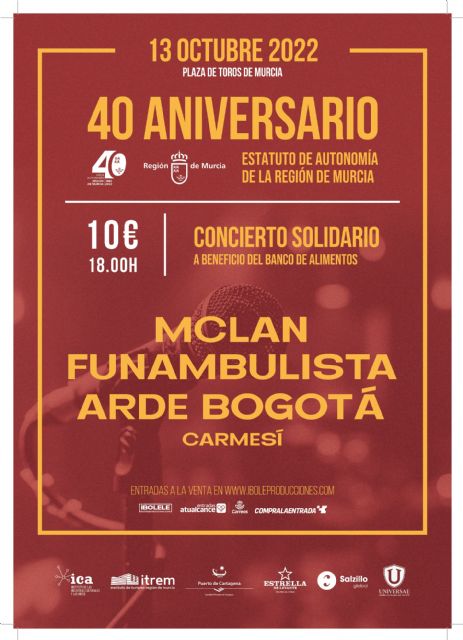 Más de 4.500 entradas vendidas para el concierto del 40 aniversario del Estatuto de Autonomía - 1, Foto 1