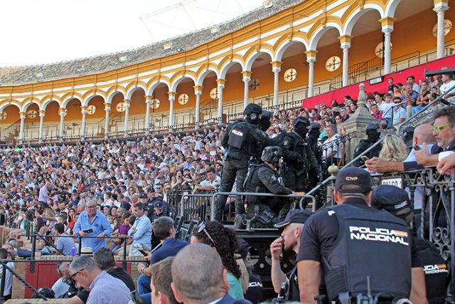 Antonio Rendón . España . Unidades de élite de la Policía Nacional muestran sus técnicas de intervención en la Maestranza ante un público entusiasta - 1, Foto 1