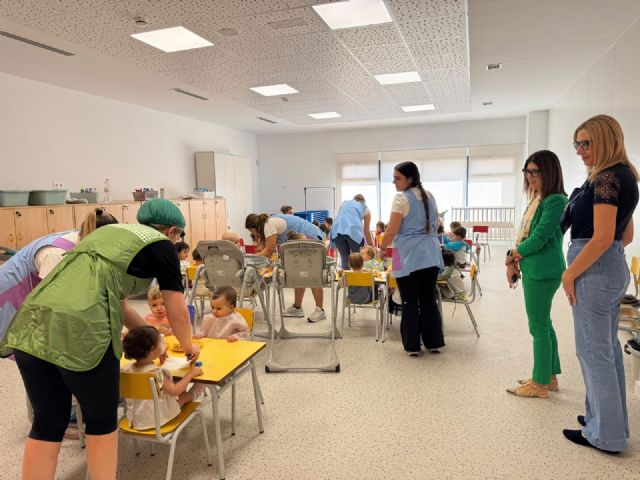El servicio de comedor de la Escuela Infantil de San Antonio entra en funcionamiento para facilitar la conciliación de las familias lorquinas El servicio de comedor de la Escuela Infantil de San Antonio entra en funcionamiento para facilitar la conciliación de las familias lorquinas