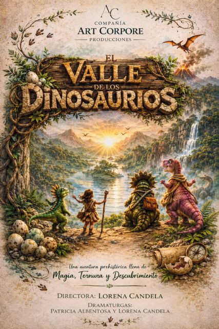 El Teatro Vico de Jumilla abre su nuevo semestre con 'El Valle de los Dinosaurios' de la Compañía ART CORPORE PRODUCCIONES El Teatro Vico de Jumilla abre su nuevo semestre con 'El Valle de los Dinosaurios' de la Compañía ART CORPORE PRODUCCIONES