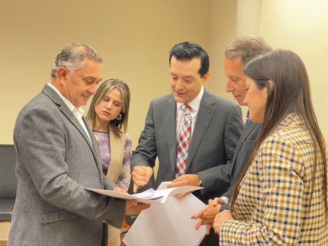 El consejero de Fomento participa en Lorca en la Mesa del Ferrocarril - 1, Foto 1