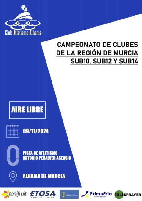 Este sábado, Alhama acoge el Campeonato de Clubes de la Región de Murcia Sub10, Sub12 y Sub14 - 1, Foto 1