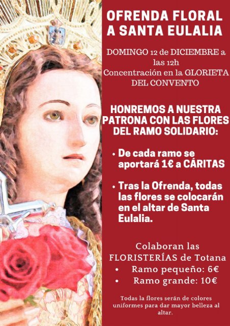 Novedades Ofrenda Floral a nuestra Patrona Santa Eulalia de Mérida 2021 - 2, Foto 2