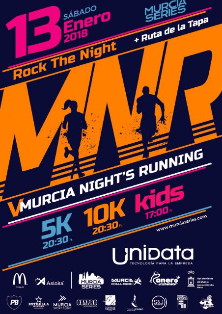 El sábado llega al Ranero la primera carrera nocturna del año, la ´Murcia Nights Running´ - 1, Foto 1