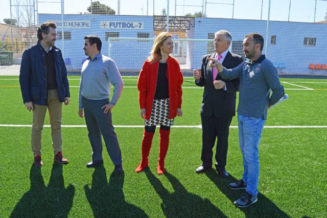 El director general de Deportes visita las últimos trabajos en las instalaciones deportivas municipales torreñas - 2, Foto 2