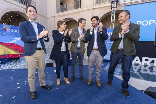 López Miras: El 28 de abril nos jugamos la unidad de España y el futuro de la Región, y Pablo Casado es la mejor opción - 1, Foto 1