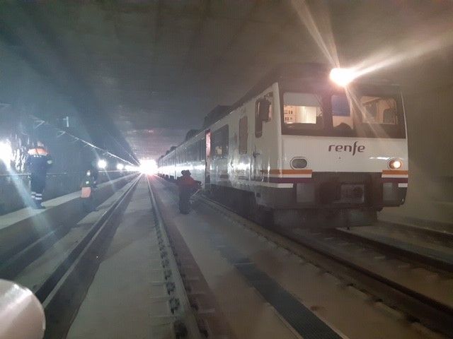 Adif realiza un simulacro de emergencia en el túnel de acceso a Murcia - 3, Foto 3