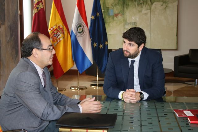 Fernando López Miras recibe al embajador de Paraguay en España - 1, Foto 1