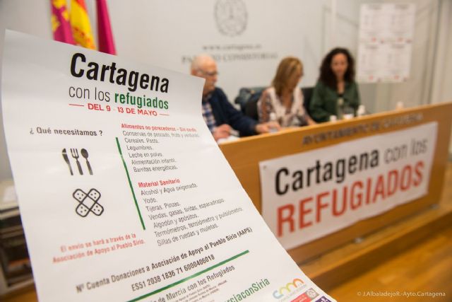 Cartagena con los refugiados lanza una campaña de recogida de ayuda humanitaria para el pueblo sirio - 2, Foto 2