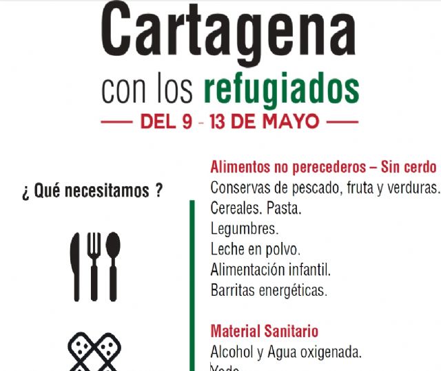 Cartagena con los refugiados lanza una campaña de recogida de ayuda humanitaria para el pueblo sirio - 5, Foto 5