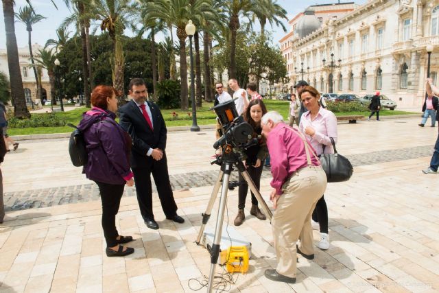 Cartagena enfoca al cielo para observar el tránsito de Mercurio por delante del Sol - 5, Foto 5