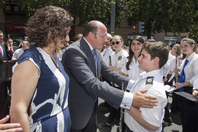 Pedro Antonio Sánchez asistió al I Encuentro de Bandas de Música de la Región - 2, Foto 2